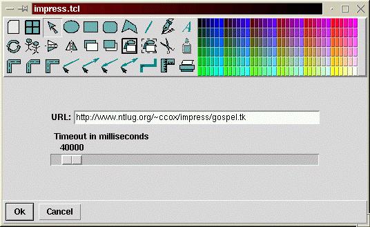 ImPress Tclet Open URL Dialog